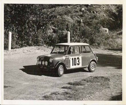 Timo Mäkinen i Paul Easter – Morris Mini Cooper S.