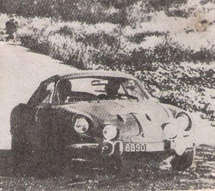 Jean Claude Andruet i Maurice Gelin – Alpine Renault A110.