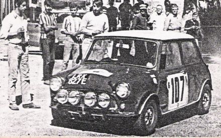 Paddy Hopkirk i Ron Crellin – Morris Mini Cooper S.