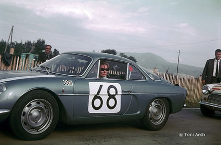 Paulette Delcros – Alpine Renault A110.