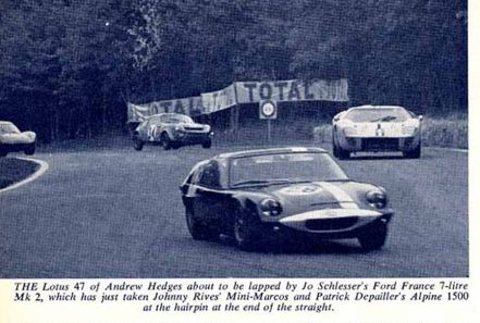 Nr.28.Julian Sutton i Andre Hedges – Lotus Europa 47 Climax.