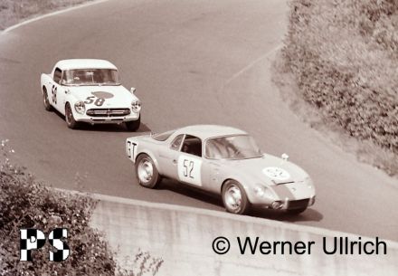 Nr.52.David van Lennep – Matra Djet 5S,nr.58.Tetsu Ikuzawa – Honda S800.