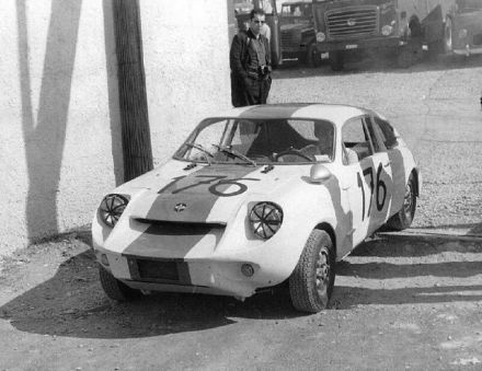 Jan Eric Andreasson i Johnny Lundberger – Marcos Mini GT.