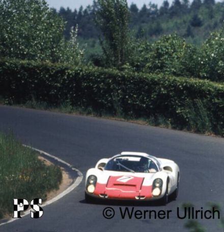 Gerhard Mitter i Lucien Bianchi – Porsche 910.