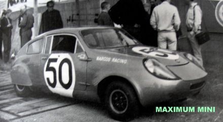 Chris J.Lawrence i Jem Marsh – Mini Marcos GT.