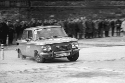 Ryszard Nowicki i Elżbieta Wójtowicz – NSU 1000 TT.