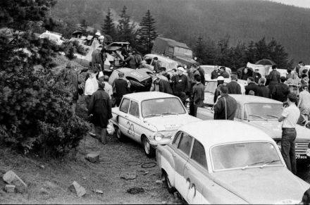 Henryk Mandera i Rudolf Orliński – Wartburg 312, Ivan Koshkin i Feliks Gorislavsky – Zaporożec. 