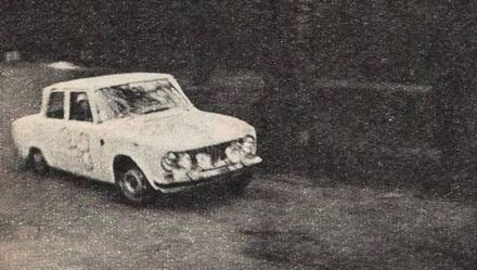 Ryszard Kopczyk i Wojciech Siwecki – Alfa Romeo Giulia.