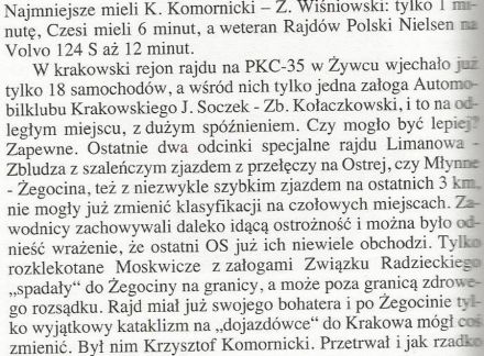 Pędzą samochody, mijają lata