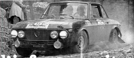 Amilcare Ballestrieri i Daniele Audetto – Lancia Fulvia 1,3 coupe HF.