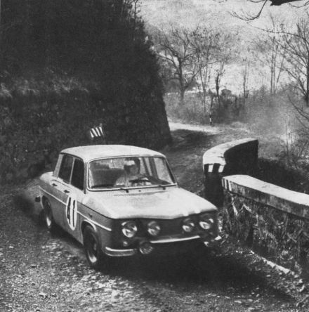 Jean Pierre Nicolas i Claude Roure – Renault 8 Gordini.