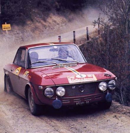 Pat Moss Carlsson i Elisabeth Nyström – Lancia Fulvia 1.3 coupe HF.