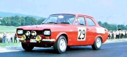 Gilbert Staepelaere i Andre Aerts – Ford Escort Twin Cam.