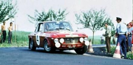 Pat Moss Carlson i Elisabeth Nyström – Lancia Fulvia 1,3 coupe HF.