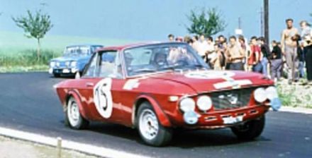 Harry Källström i Gunnar Häggbom – Lancia Fulvia 1,3 coupe HF.