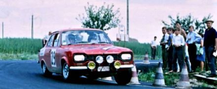 Gilbert Staepelaere i Andre Aerts – Ford Escort Twin Cam.