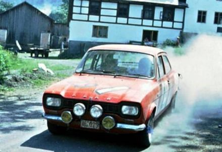 Gilbert Staepelaere i Andre Aerts – Ford Escort Twin Cam.