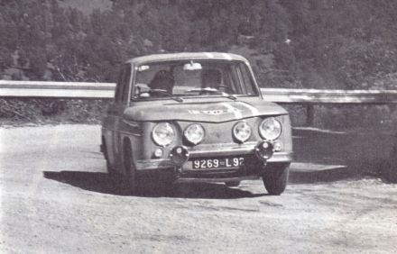 Jean Pierre Nicolas i Claude Roure – Renault 8 Gordini.