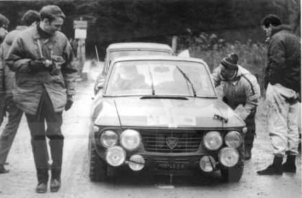 Rauno Aaltonen i Henry Liddon – Lancia Fulvia 1,6 HF Prototype.
