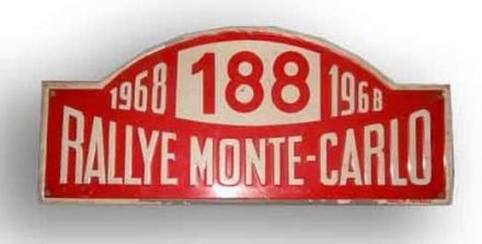 Rallye Monte Carlo - 1968r
