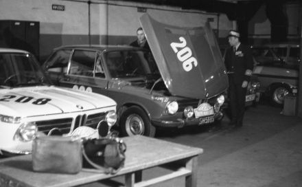 Antoni Weiner i Jan Karel, Henryk Ruciński i Adam Wędrychowski – BMW 1600 Ti.