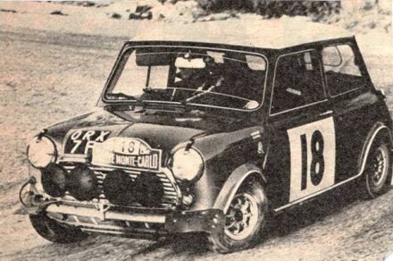 Rauno Aaltonen i Henry Liddon – BMC Mini Cooper S.