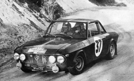 Pat Moss Carlsson i Elisabeth Nyström – Lancia Fulvia 1,3 coupe HF.