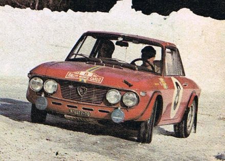 Ove Andersson i John Davenport – Lancia Fulvia 1,3 coupe HF.