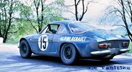 Jean Vinatier i Maurice Gelin – Alpine Renault A 110/1300.