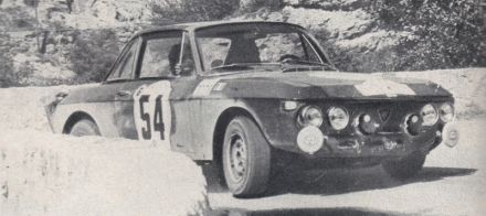 Rene Trautmann i Claudine Bouchet – Lancia Fulvia 1.3 coupe.