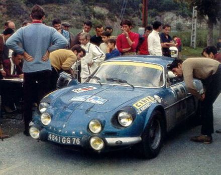 Jean Claude Andruet i “Biche” – Alpine Renault A 110/1300.