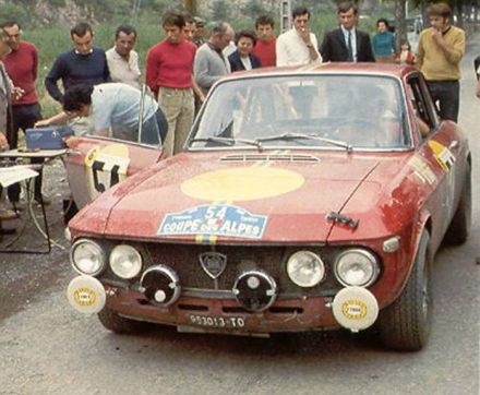 Rene Trautmann i Claudine Bouchet – Lancia Fulvia 1.3 coupe.