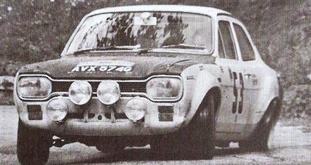 Roger Clark i Jim Porter – Ford Escort Twin Cam.