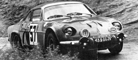 Jean Vinatier i Jean Francois Jacob – Alpine Renault A 110/1400.