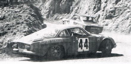 Jean Valabregue i Sylvain Bernard – Alpine Renault A 110/1300.