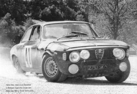 Jean Louis Barailler i Jean Phillipe Fayel – Alfa Romeo Giulia GTA.