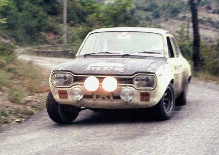 Roger Clark i Jim Porter – Ford Escort Twin Cam.
