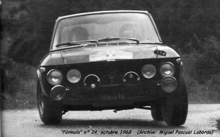 Rene Trautmann i Claudine Bouchet – Lancia Fulvia 1.3 coupe.