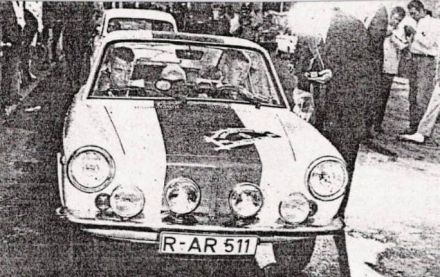 Walter Röhrl i Herbert Marecek – Fiat 850 coupe. 