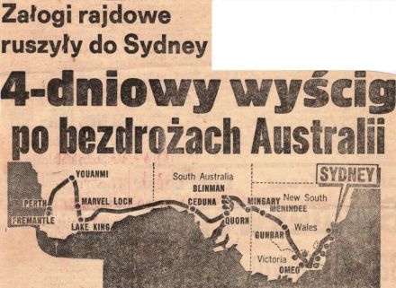 Maraton Londyn - Sydney 1968r