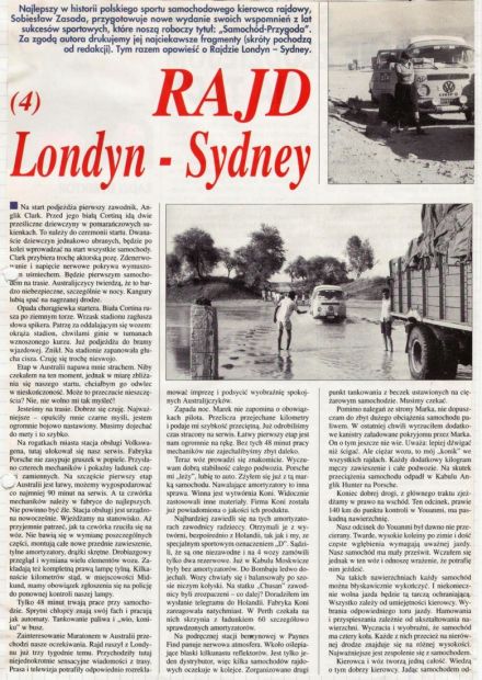 Maraton Londyn - Sydney 1968r