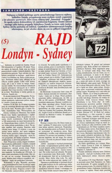Maraton Londyn - Sydney 1968r