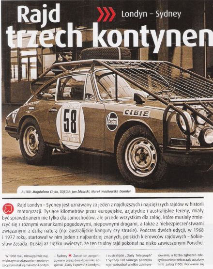 Maraton Londyn - Sydney 1968r