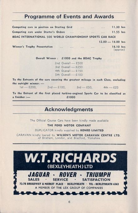 6h Brands Hatch - 1968r