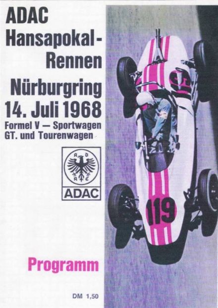 Nurburgring hansa pokalrennen - 1968r