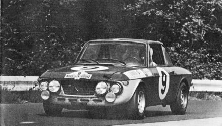 Sandro Munari, Harry Källstrom i Raffaele Pinto – Lancia Fulvia 1.3 HF.