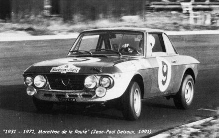 Sandro Munari, Harry Källstrom i Raffaele Pinto – Lancia Fulvia 1.3 HF.