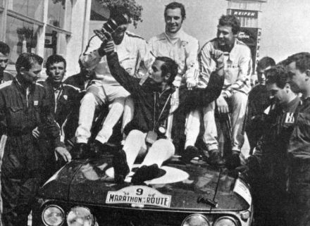 Sandro Munari, Harry Källstrom i Raffaele Pinto – Lancia Fulvia 1.3 HF.
