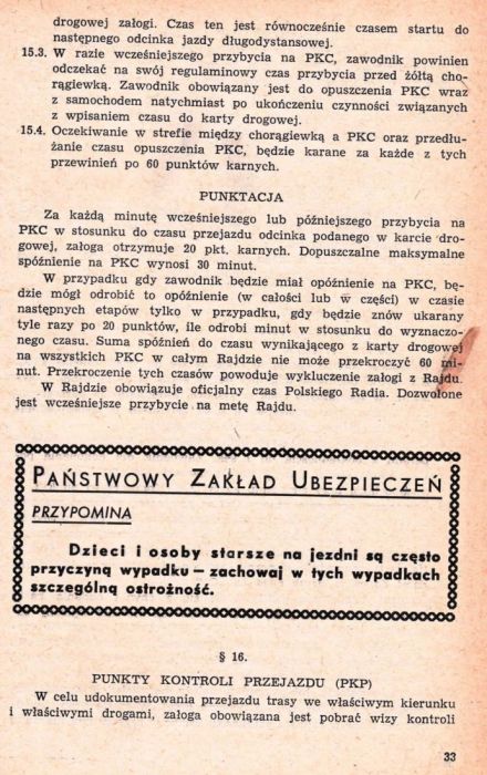 Rajd 1001 Jezior - 1969r.