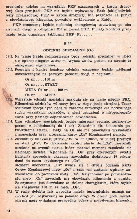 Rajd 1001 Jezior - 1969r.